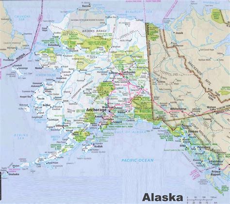 alaska towns map|Map of Alaska Cities .